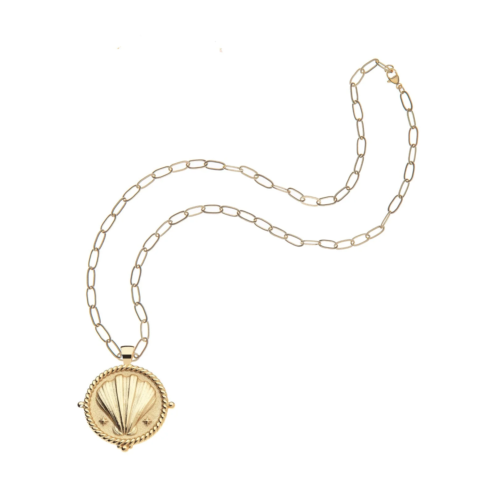 JANE WIN STRONG CLAMSHELL COIN PENDANT - Image 4