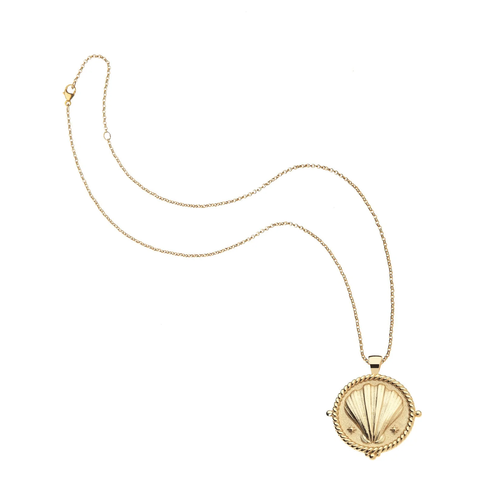 JANE WIN STRONG CLAMSHELL COIN PENDANT - Image 5