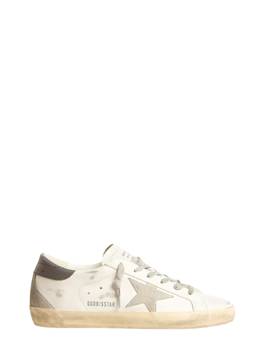 GOLDEN GOOSE SUPER STAR LEATHER AND SUEDE SNEAKER