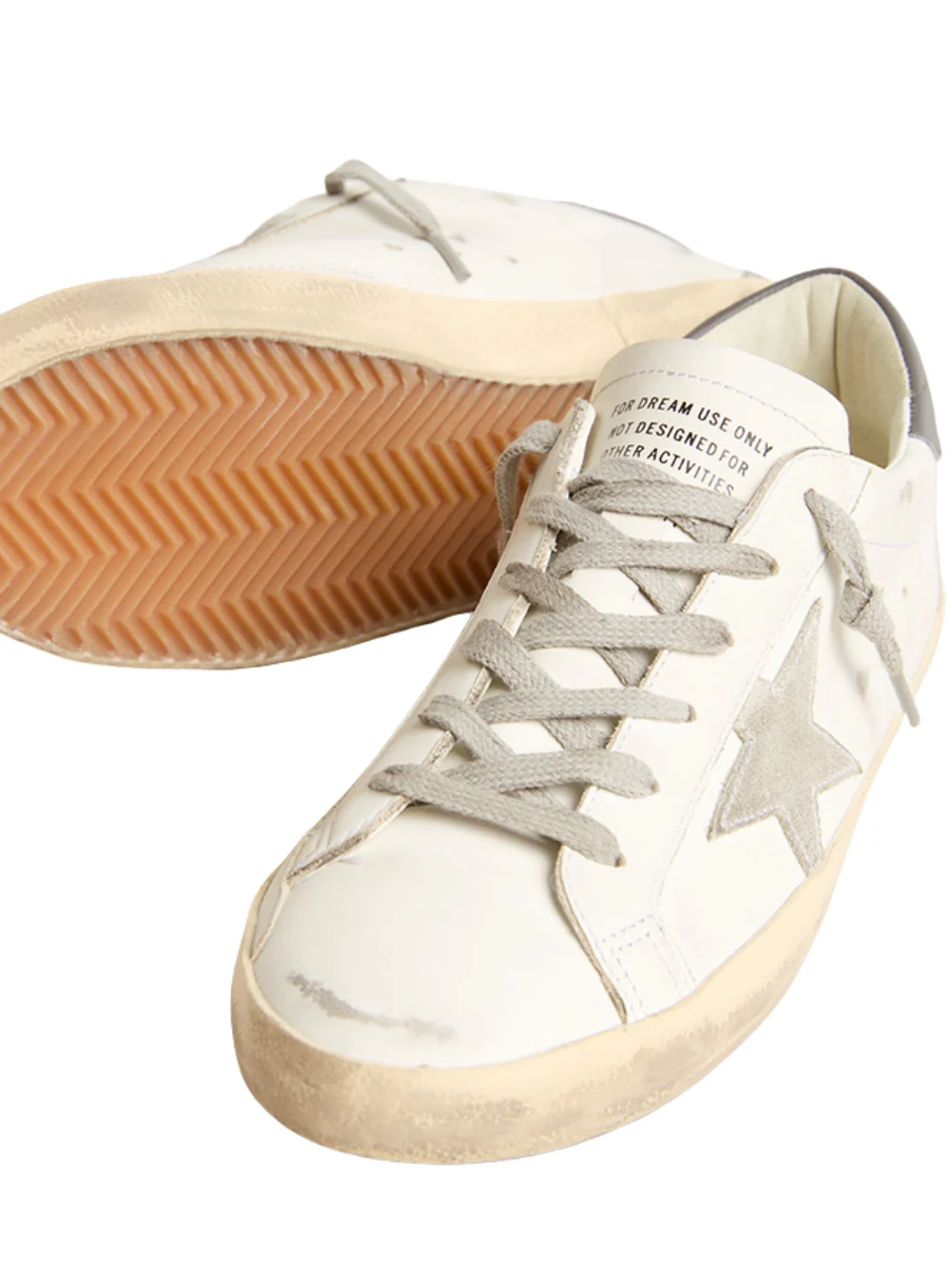 GOLDEN GOOSE SUPER STAR LEATHER AND SUEDE SNEAKER - Image 4