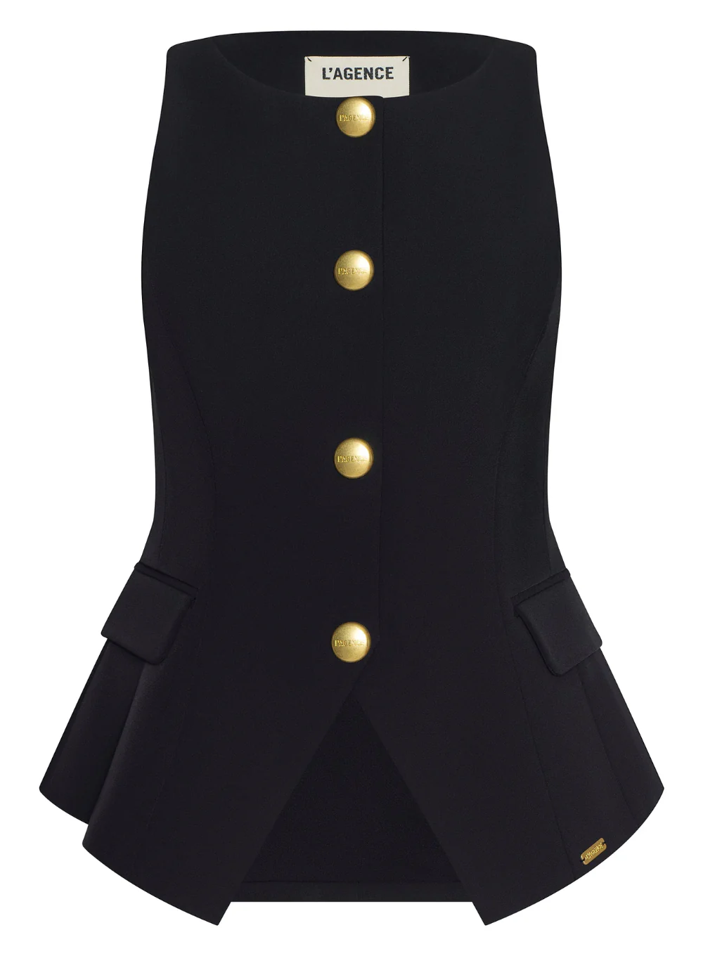 L'AGENCE TESSA RACER NECK VEST
