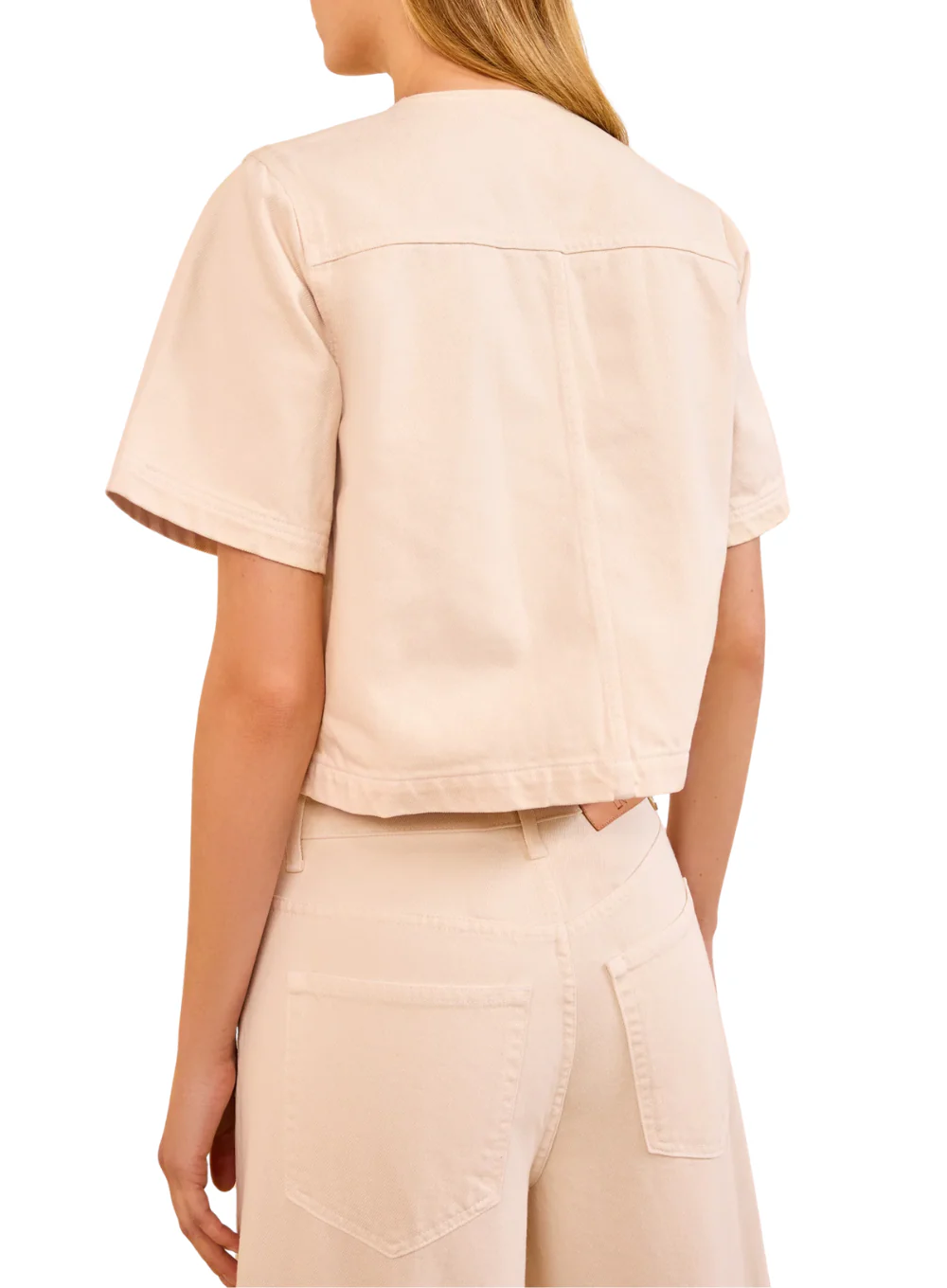 ULLA JOHNSON THE SERGE DB SHORT SLEEVE JACKET - Image 4