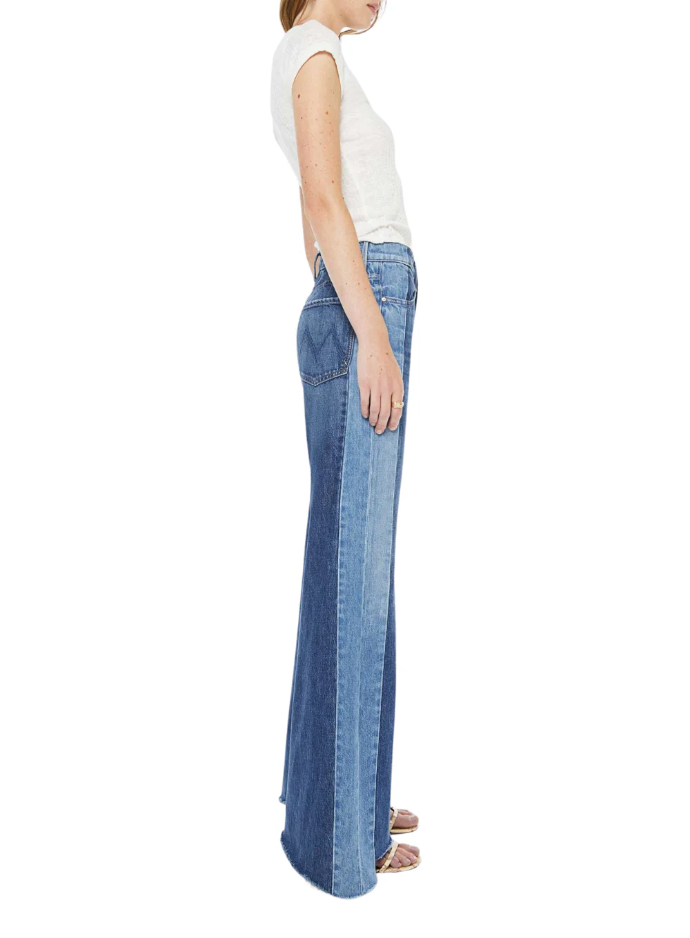 MOTHER DENIM THE TUX SIDESTEPPER SNEAK FRAY - Image 2