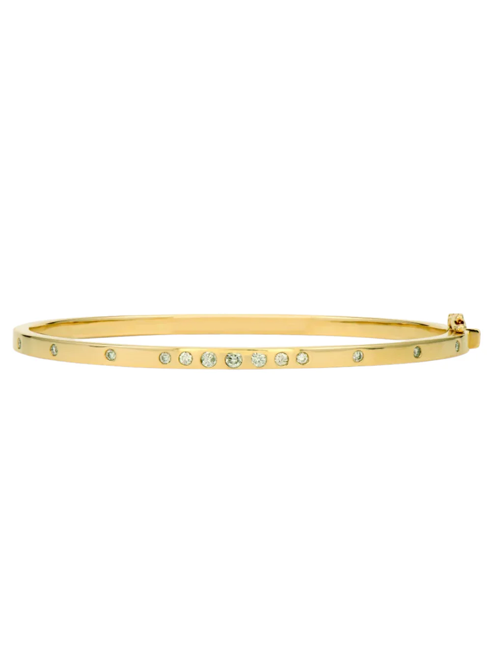 THREE STORIES TIMELESS GRADUATED DIAMOND BANGLE - Image 2