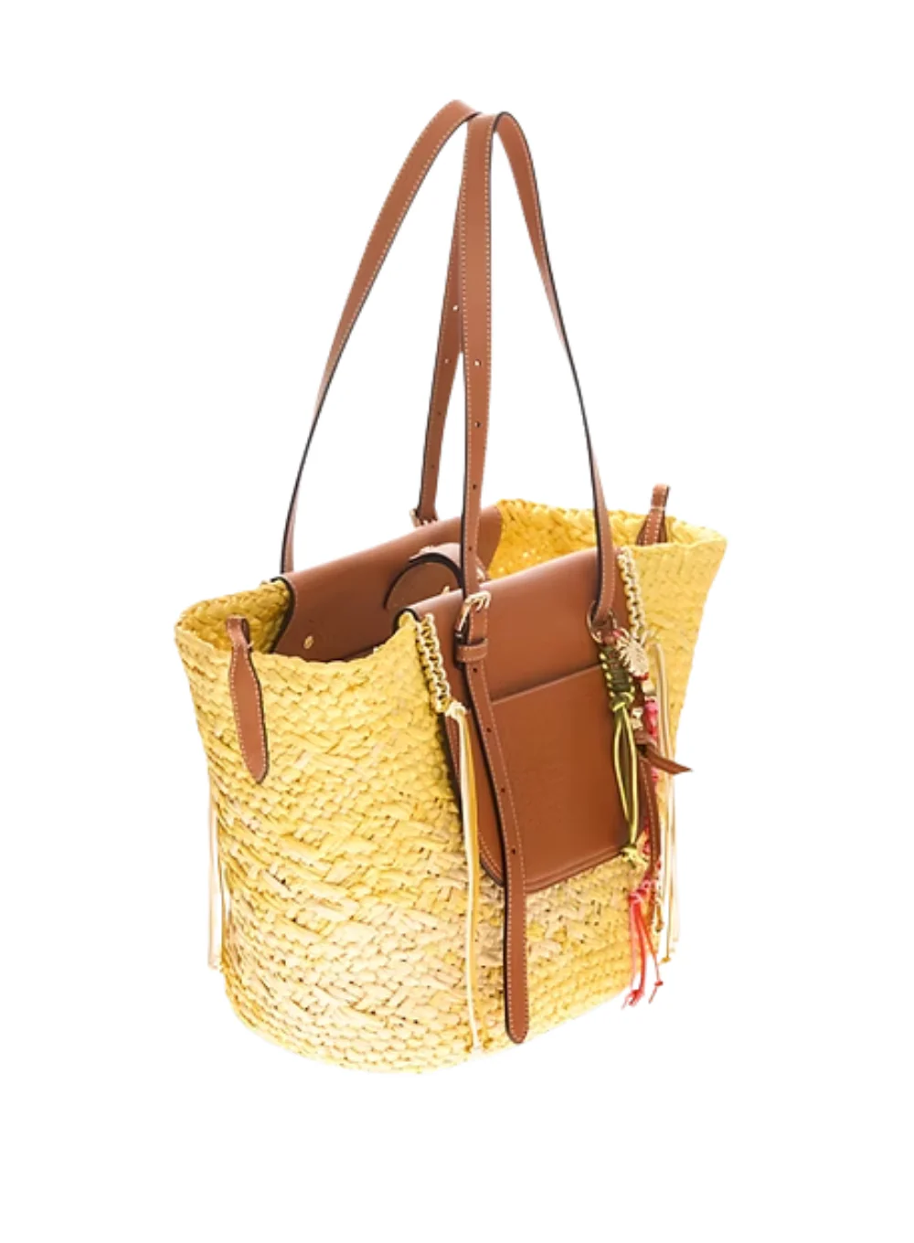 CUBA LAB TROPICANA LIGHT YELLOW TOTE BAG - Image 2