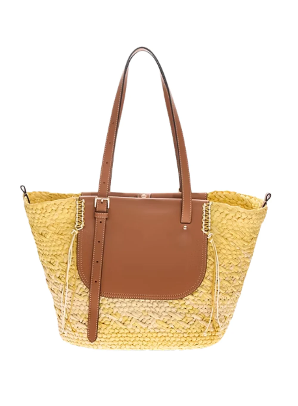 CUBA LAB TROPICANA LIGHT YELLOW TOTE BAG - Image 3