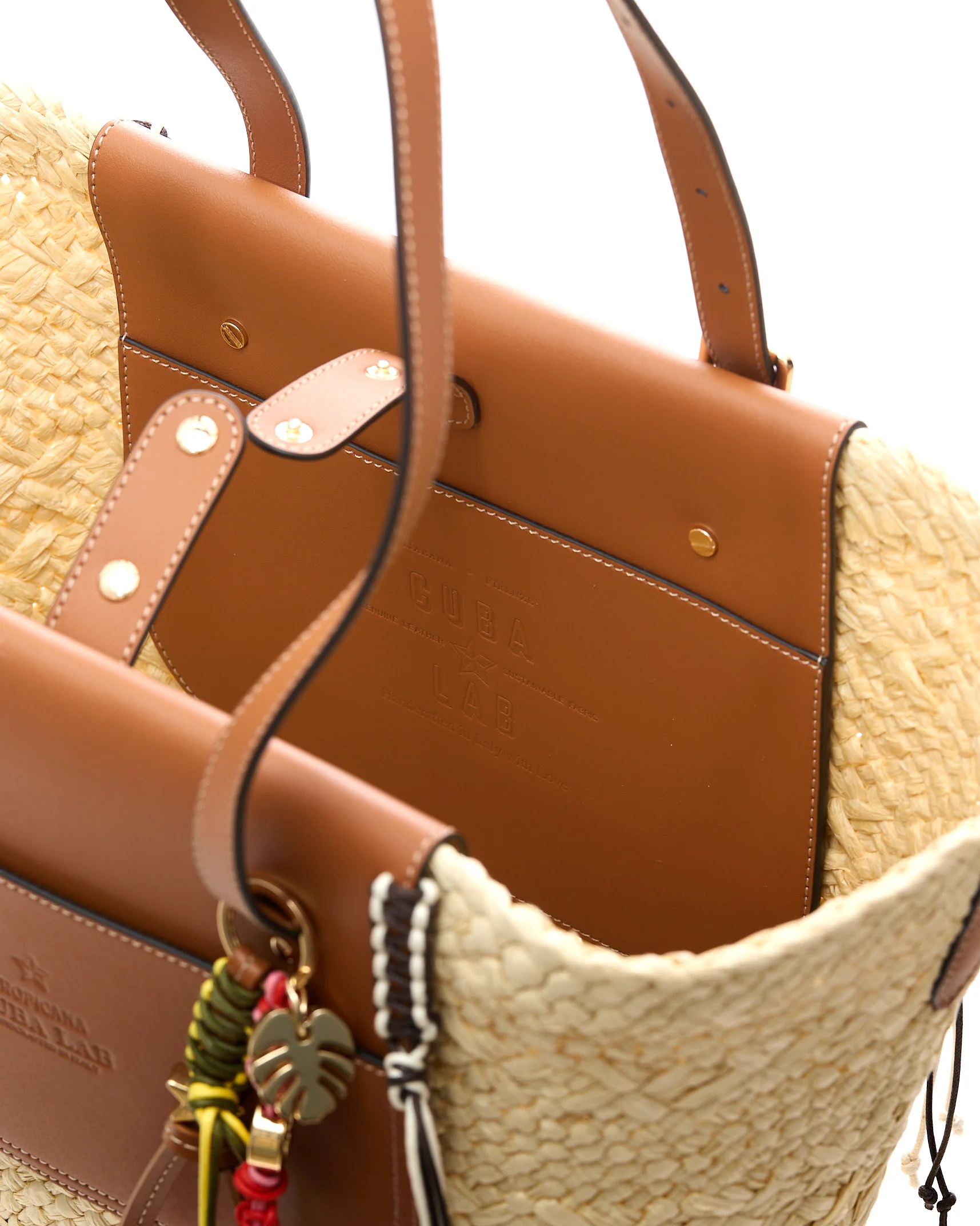 CUBA LAB TROPICANA NATURAL TOTE BAG - Image 7