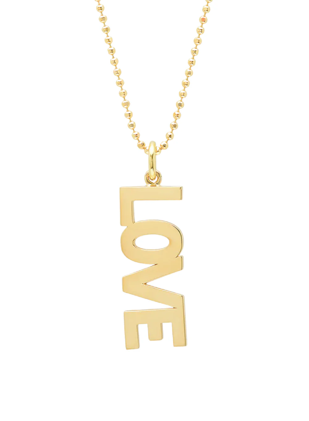 JENNIFER MEYER UPPER LOVE PENDANT NECKLACE
