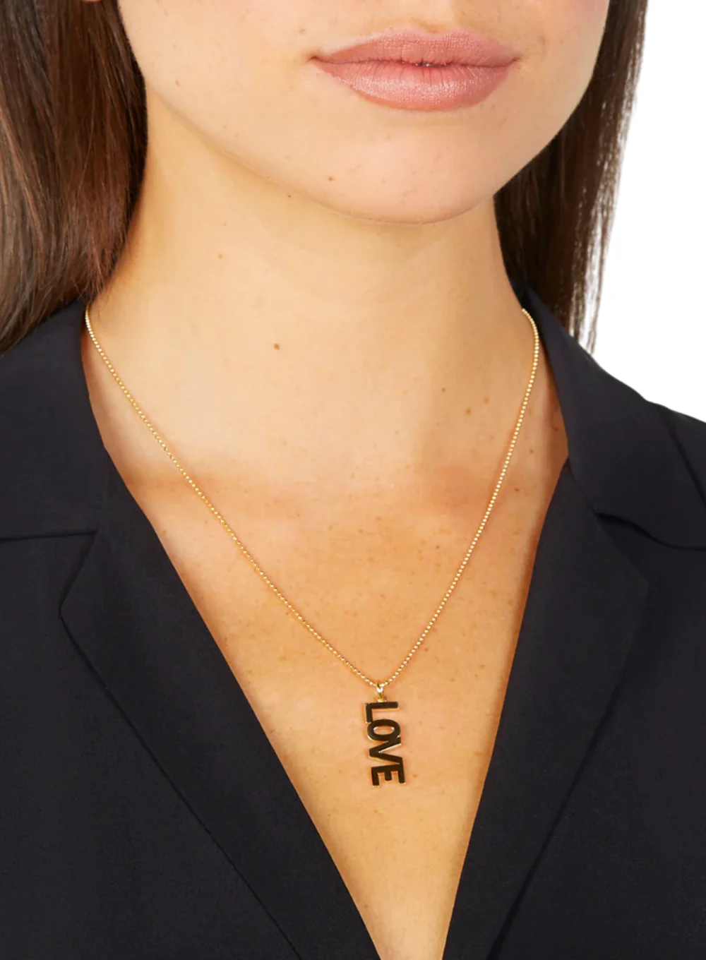 JENNIFER MEYER UPPER LOVE PENDANT NECKLACE - Image 3
