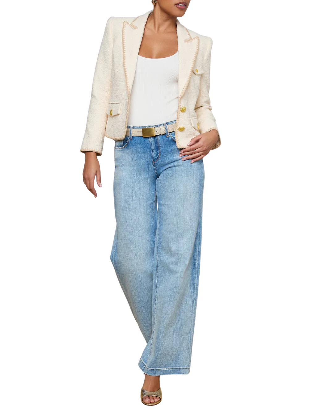 L'AGENCE WYLLA STRUCTURED BLAZER - Image 5